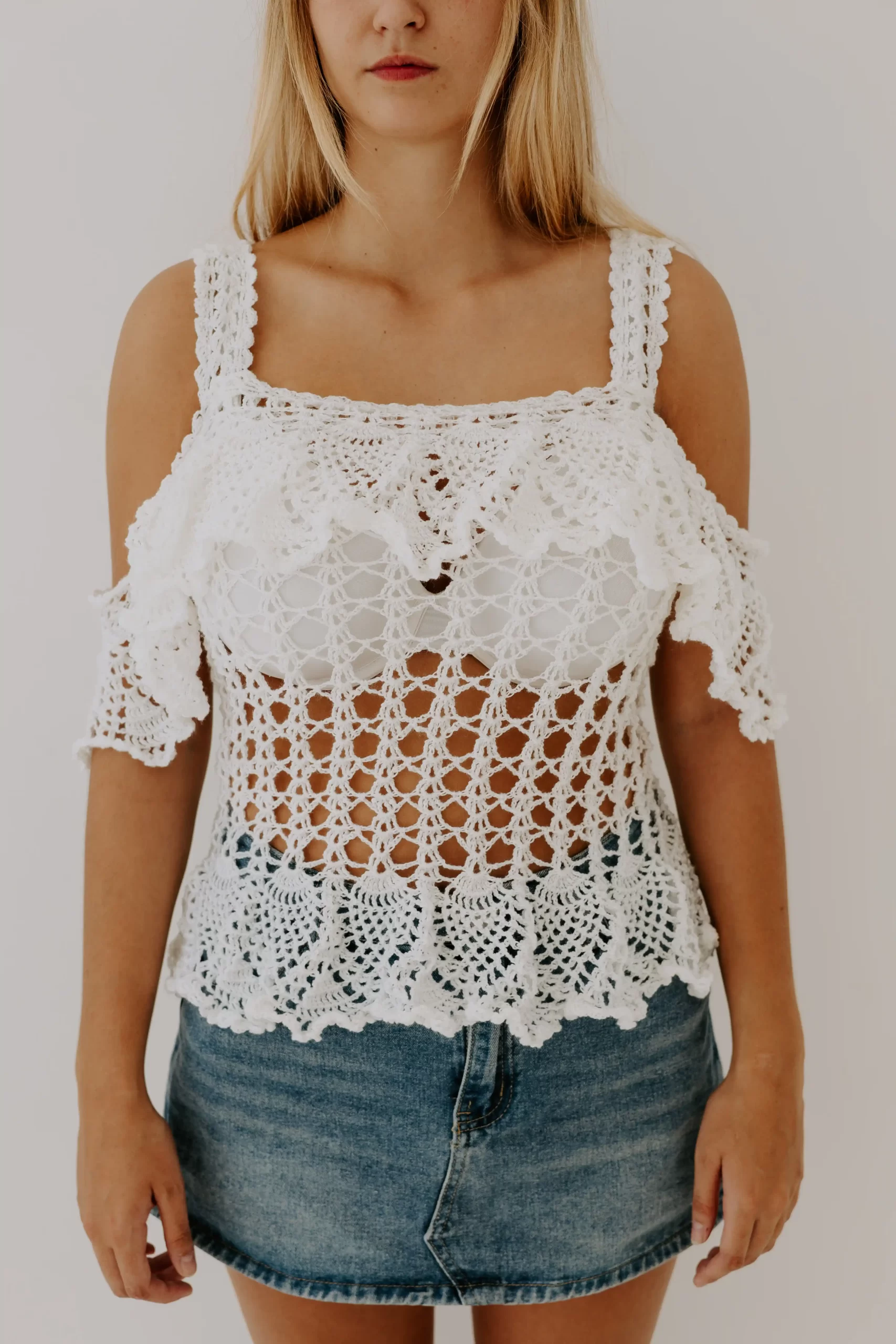 Handcrafted Crochet Tops Collection - Image 17