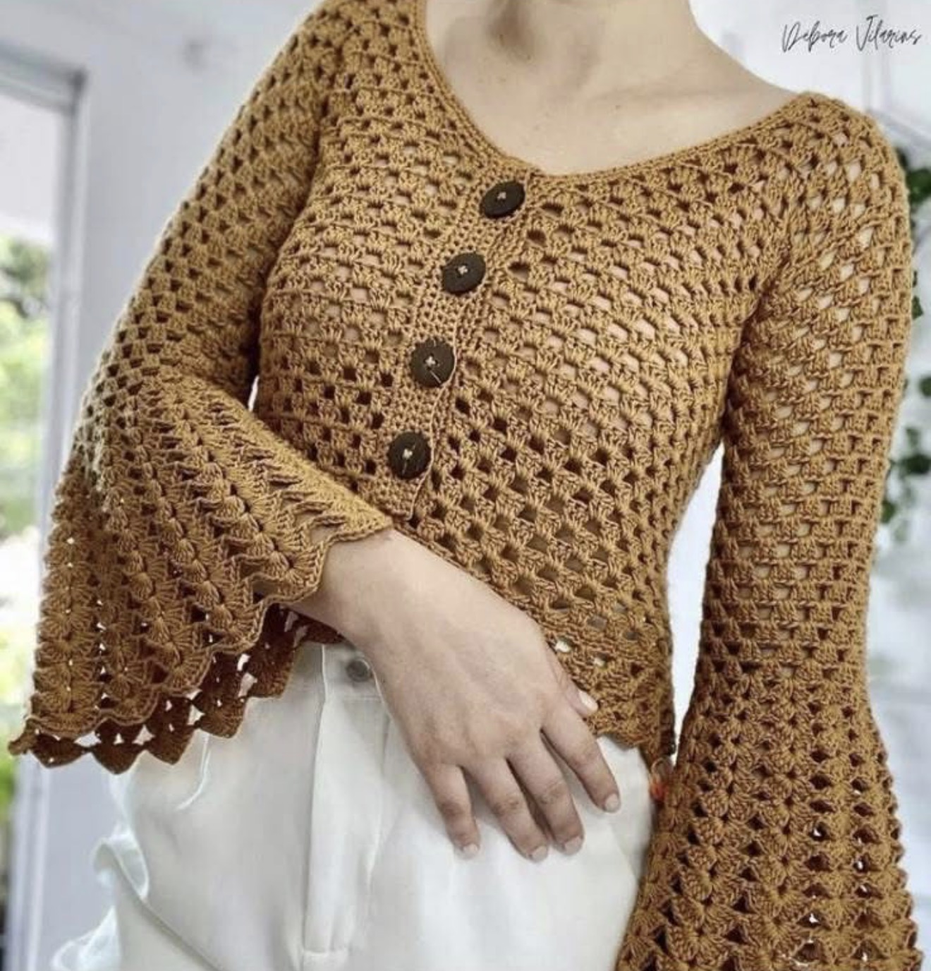 Handmade Crochet Wrap Top – Flattering, Stylish & Made for You - Image 2