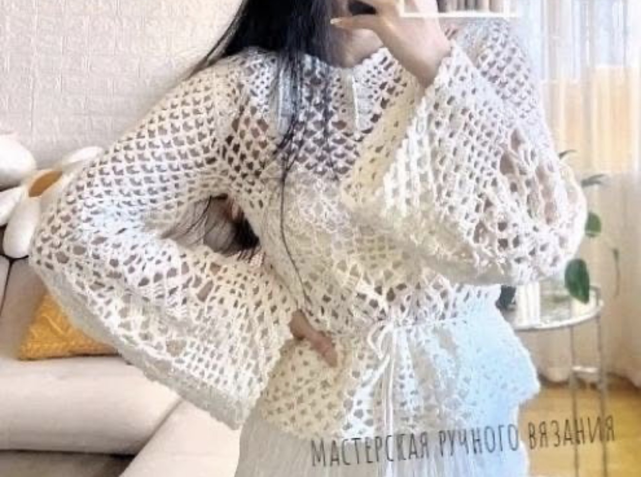 Handmade Crochet Boho Lace Cardigan – Effortless Elegance