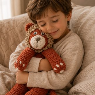 crochet amigurumi lion plush toy