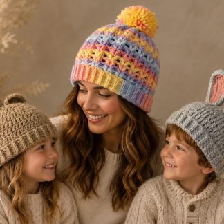 Handmade crochet beanies